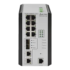 MES3500I-08P – Промышленный коммутатор 8 портов 1G PoE/PoE+, 2 combo-порта 1G Eltex